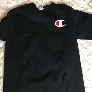 Champion Black T Shirt
